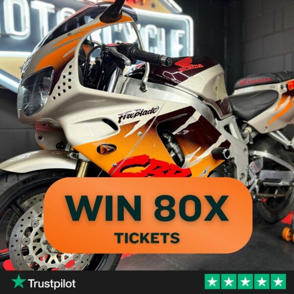 WIN 80X TICKETS - HONDA FIREBLADE URBAN TIGER